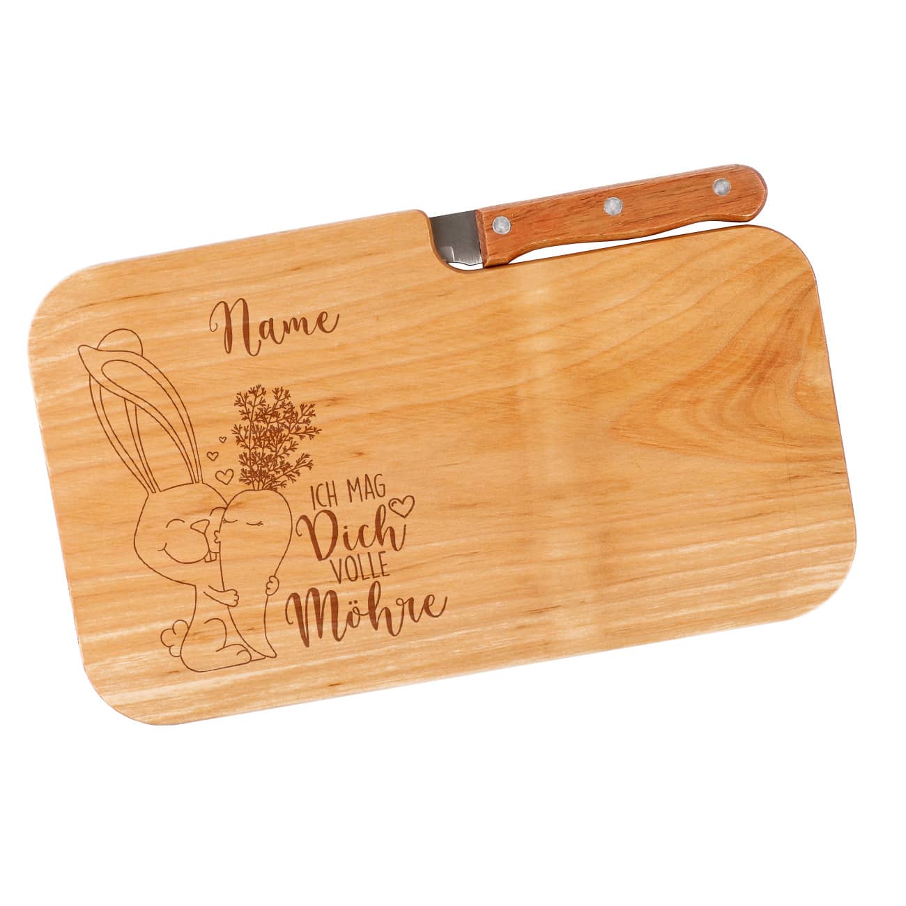 Ich mag dich volle Möhre! - Oster Motiv mit Name personalisiert