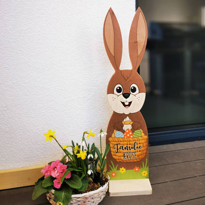 Dekoration zu Ostern mit Ihrem Familiennamen