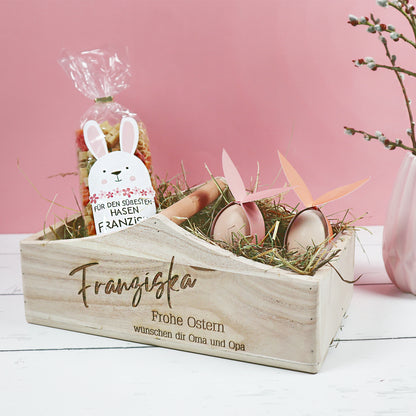 Serviervorschlag als Osternest