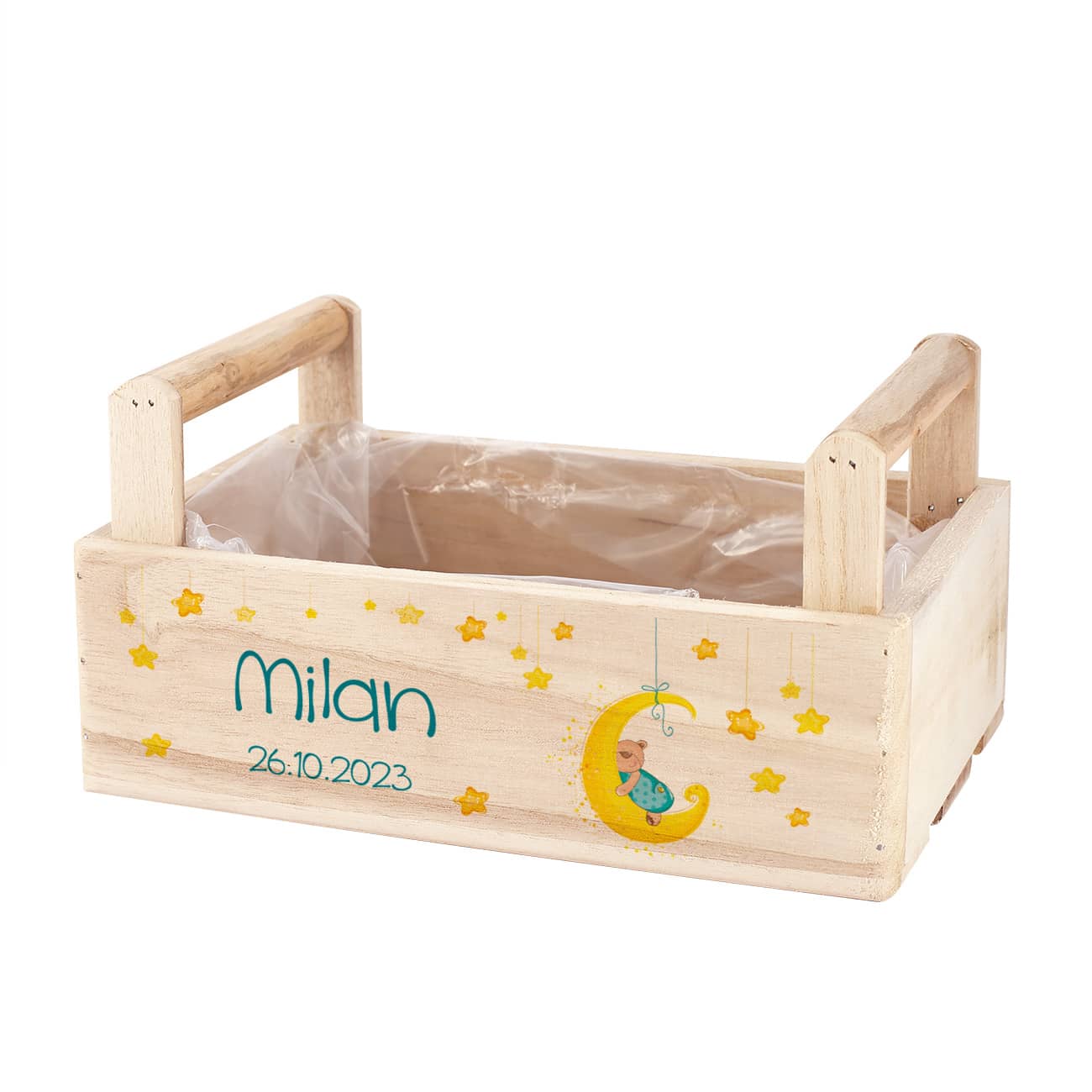 Geschenkkorb mit Ihren personalisierten Wunschdaten