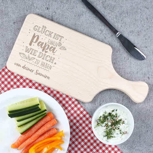 Glück ist, einen Papa wie dich zu haben - Frühstücksbrett
