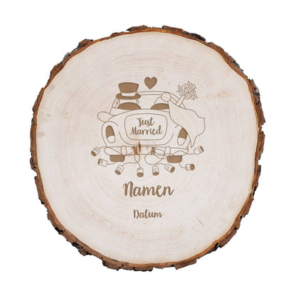 Persönliche Gravur von Namen und Datum