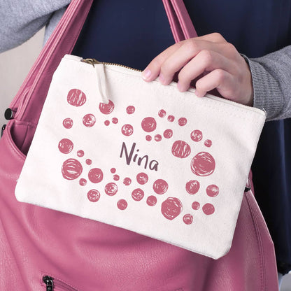 Großes Beautycase mit Kreismotiv