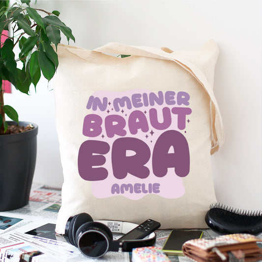 Beutel "In meiner Braut Era" mit Wunschname
