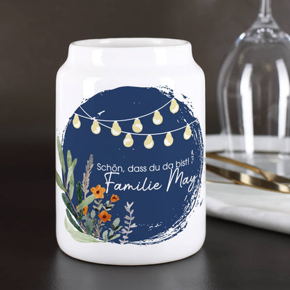 Besteckhalter aus Keramik als praktische Tischdekoration für viele Anlässe