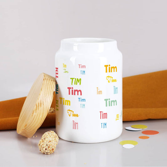 Druck mit Namen Ihrer Wahl in bunt