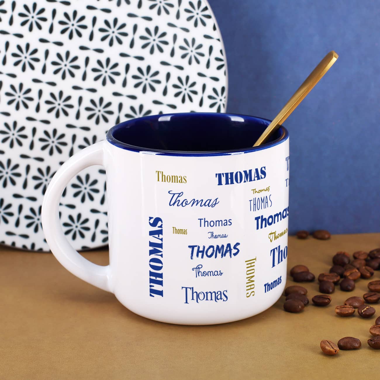 Bedruckte Namenstasse