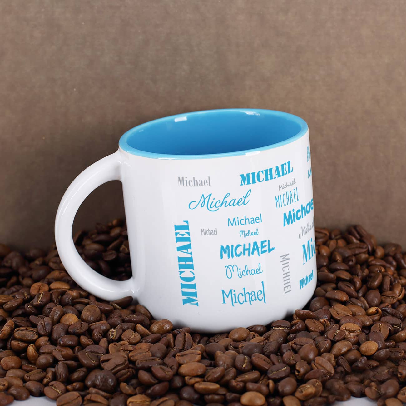 Großer Kaffeepott mit Ihrem Wunschnamen