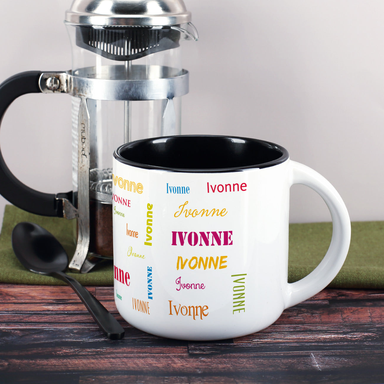 Bedruckte Namenstasse