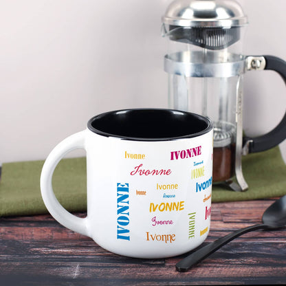 Großer Kaffeepott mit Ihrem Wunschnamen