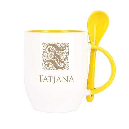 Tasse mit Monogramm