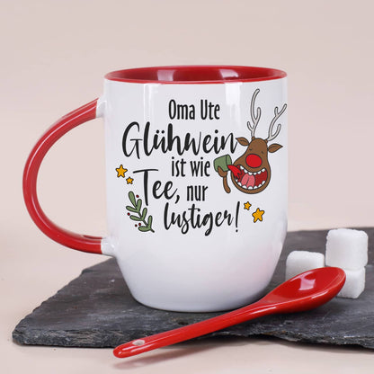 Personalisierte Tee- und Glühweintasse