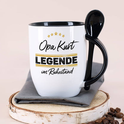 Personalisiertes Geschenk zur Rente mit Namensaufdruck
