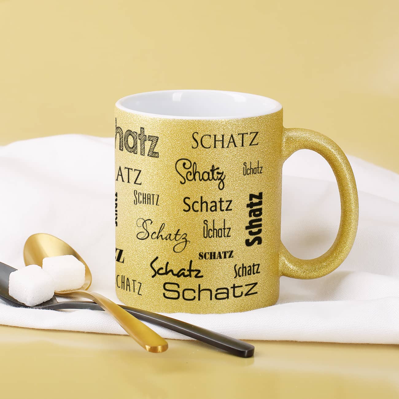 persönliche Tasse für Ihren Goldschatz