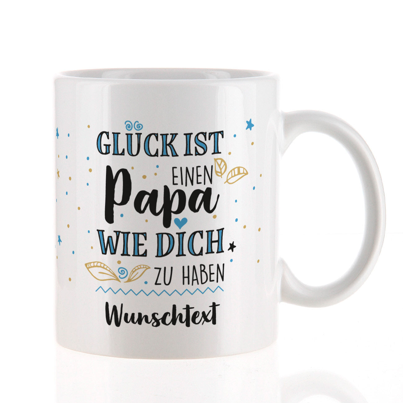 Glück ist, einen Papa wie dich zu haben - Tasse zum Vatertag
