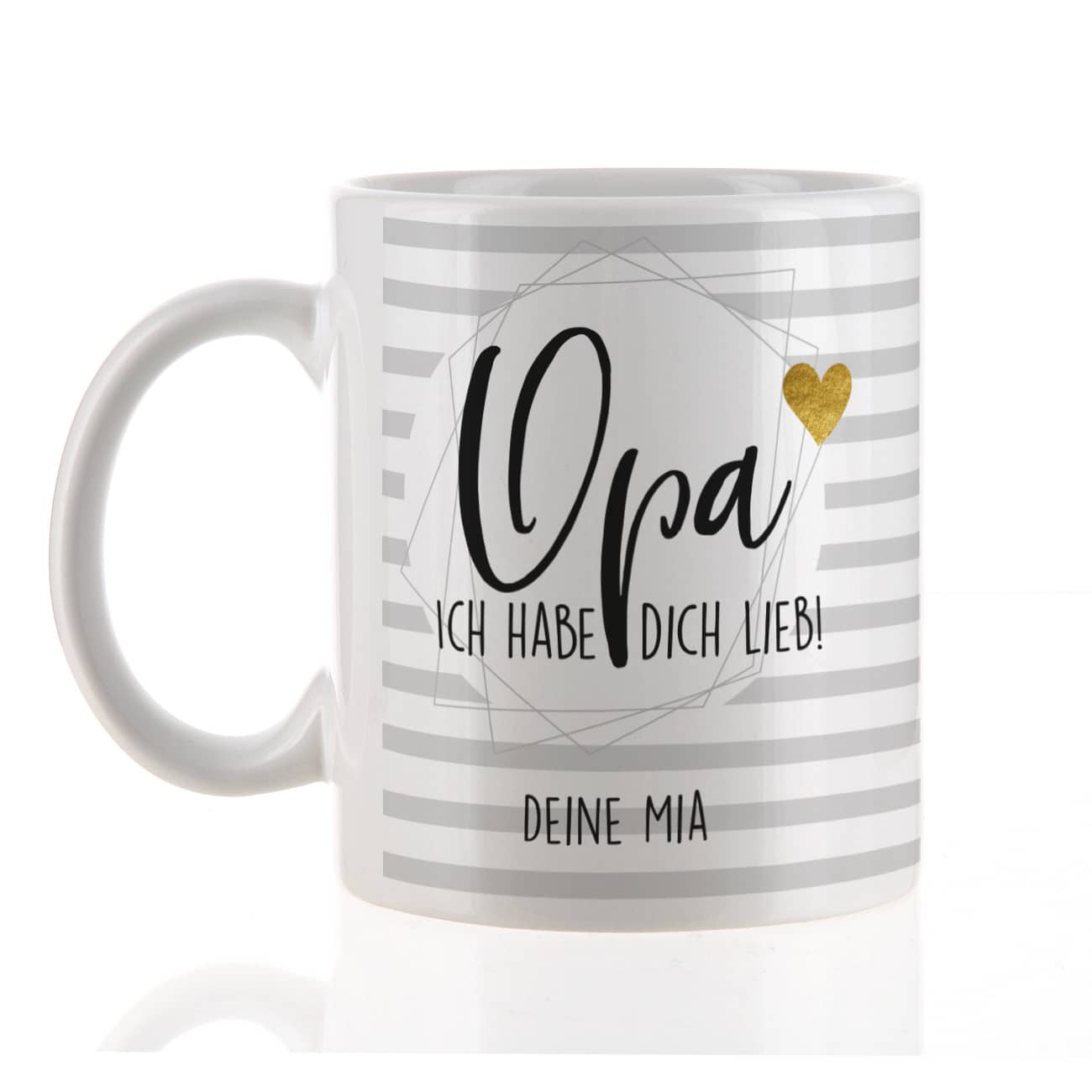 Mit Ihrem Wunschtext auf beiden Seiten