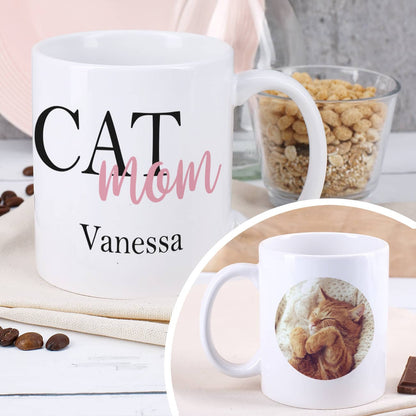Kaffeebecher für Katzenbesitzerinnen mit Wunschfoto