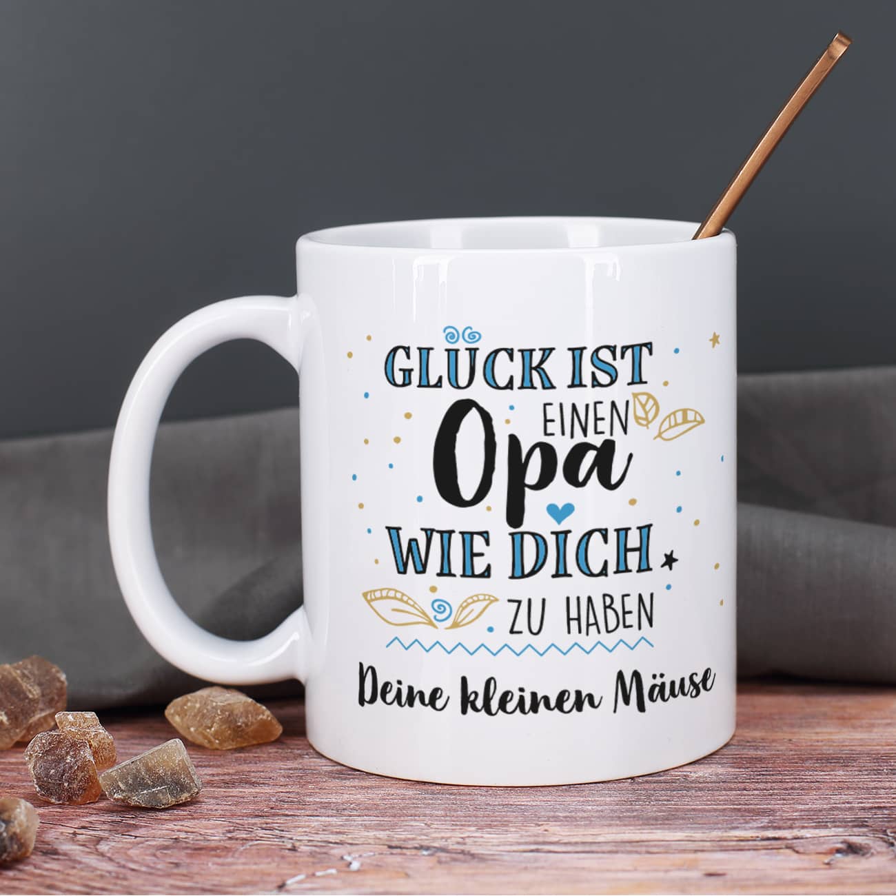 Glückist einen Opa wie dich zu haben mit Wunschtext