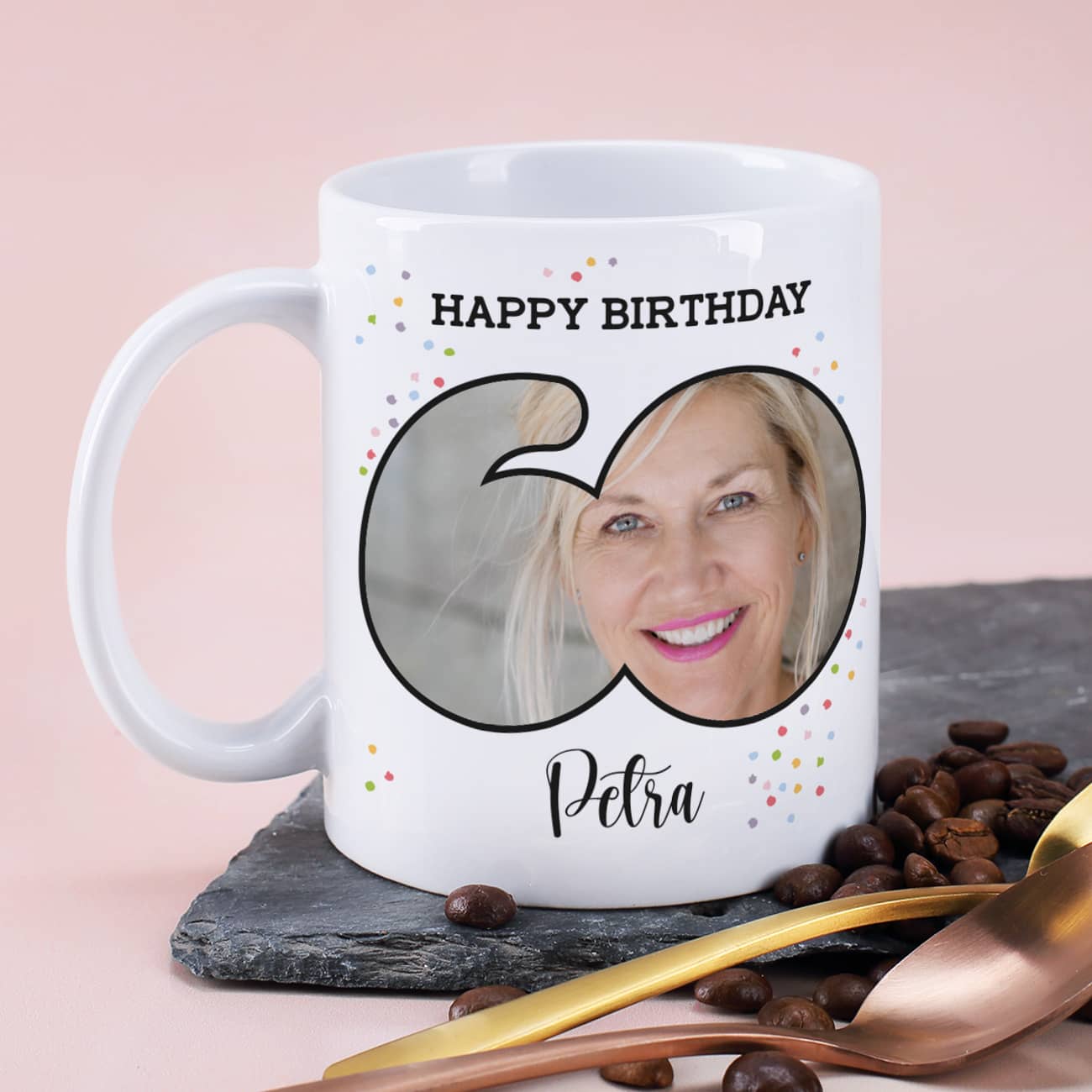 Fototasse zum 60. Geburtstag 