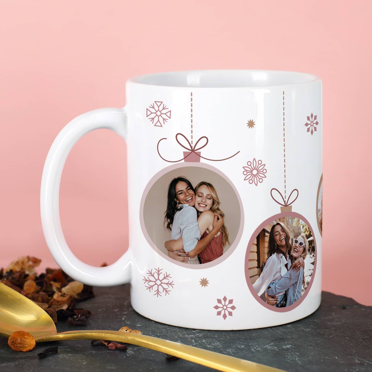 Mit 5 Fotos nach Wahl bedruckt