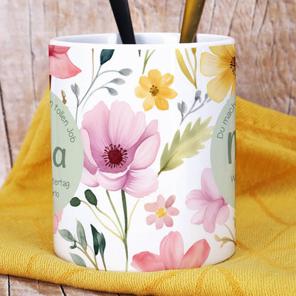 Tasse für Mama - Du machst wirklich einen tollen Job - als Geschenk zum Muttertag