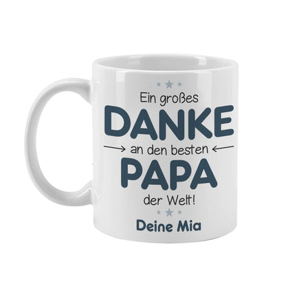 Personalisierte Tasse zum Vatertag