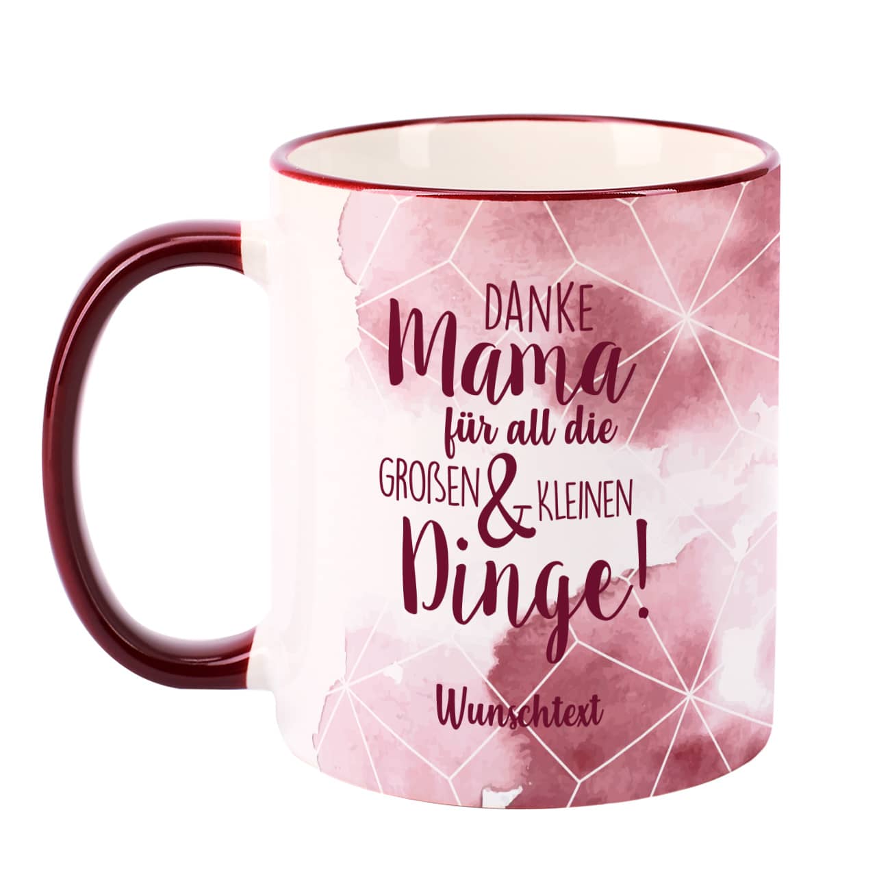 mit Ihrem Wunschtext auf beiden Seiten