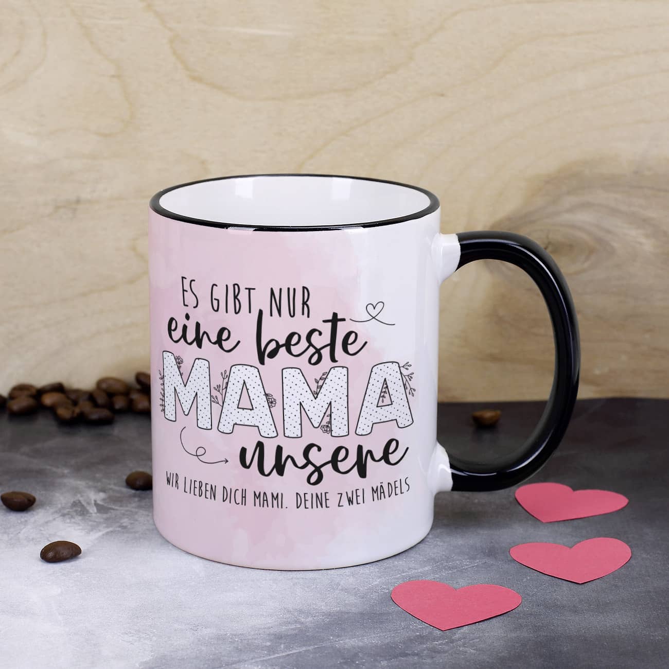 Tasse zum Muttertag mit Ihrem Wunschtext