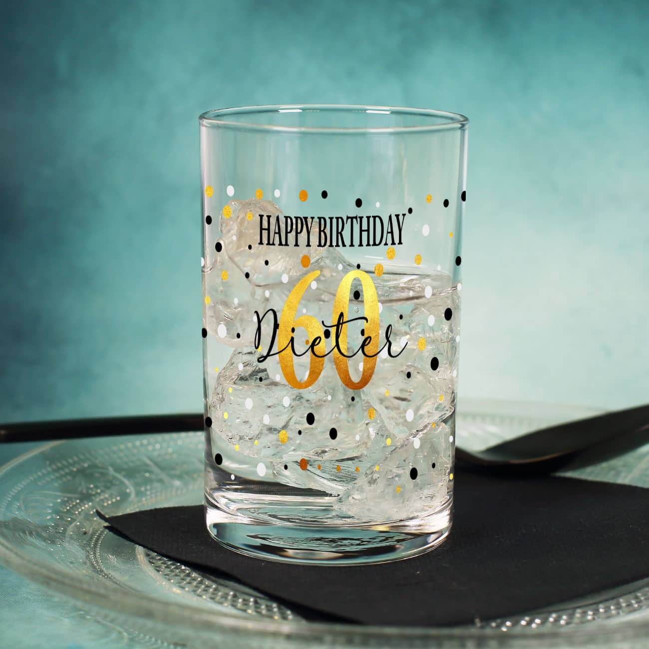 Bedrucktes Schnapsglas zum Geburtstag