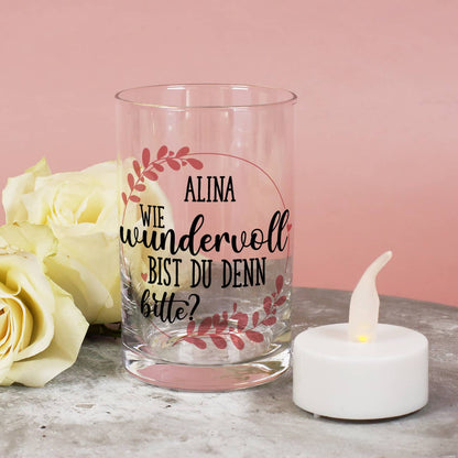 Kleines Dankeschön mit Name personalisiert