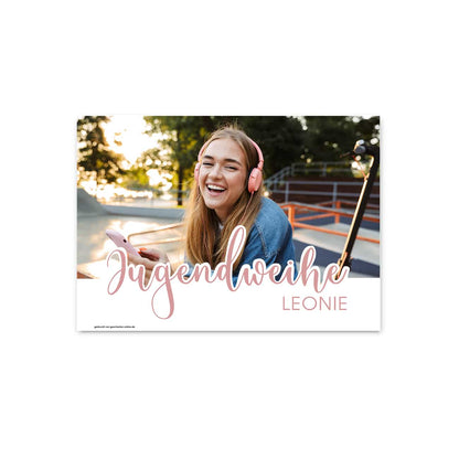 Banner mit Namen Ihrer Wahl und Foto