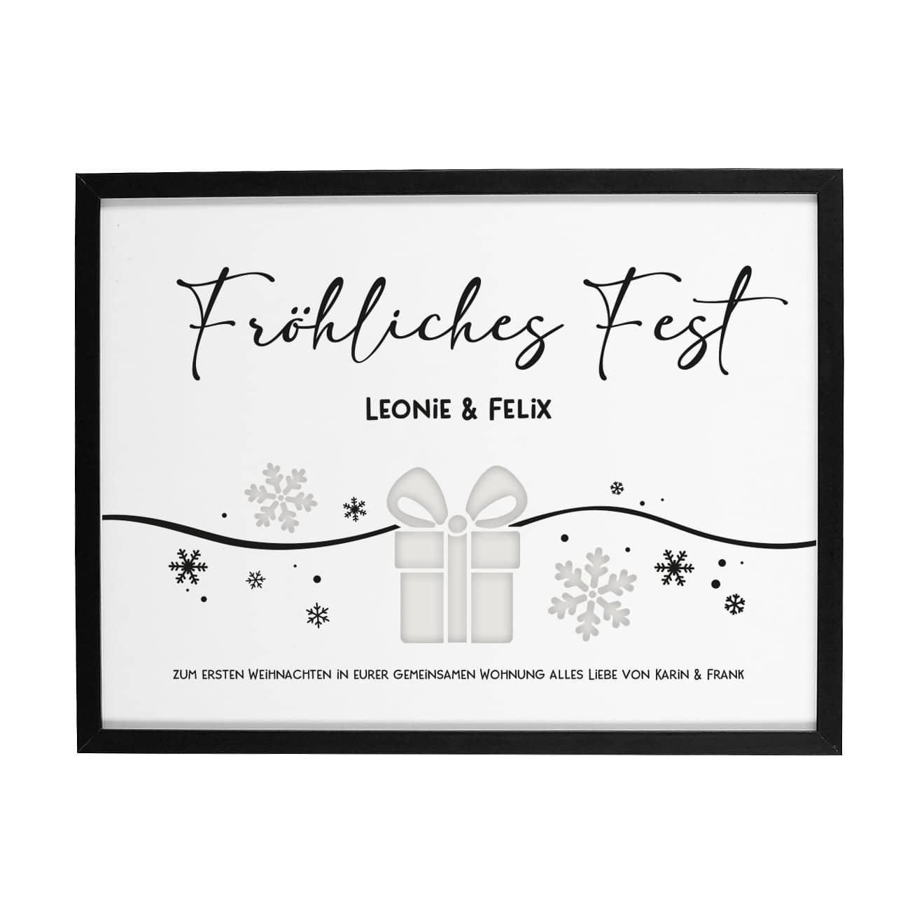 Geschenkverpackung für Geldgeschenk zu Weihnachten