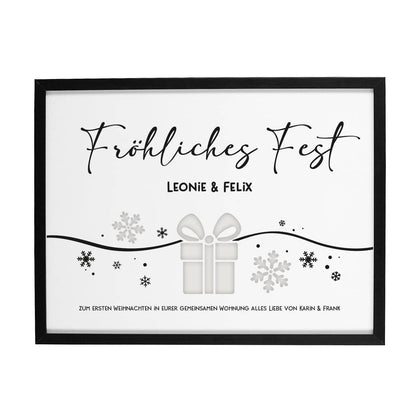 Geschenkverpackung für Geldgeschenk zu Weihnachten