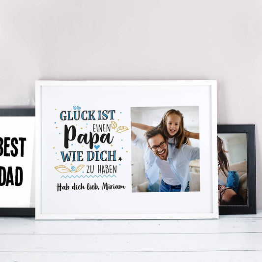 Persönlicher Fotorahmen für den Papa