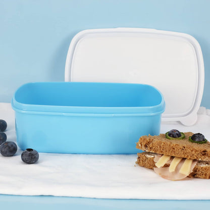 Blaue Brotdose für Schule und Kindergarten