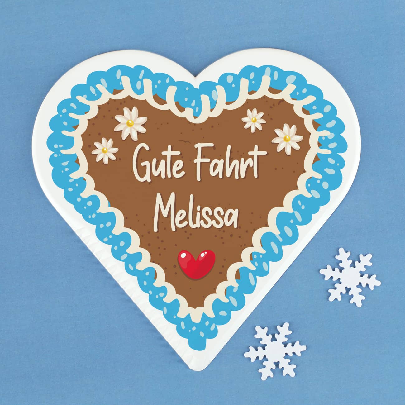 Personalisierter Lebkuchen-Eiskratzer