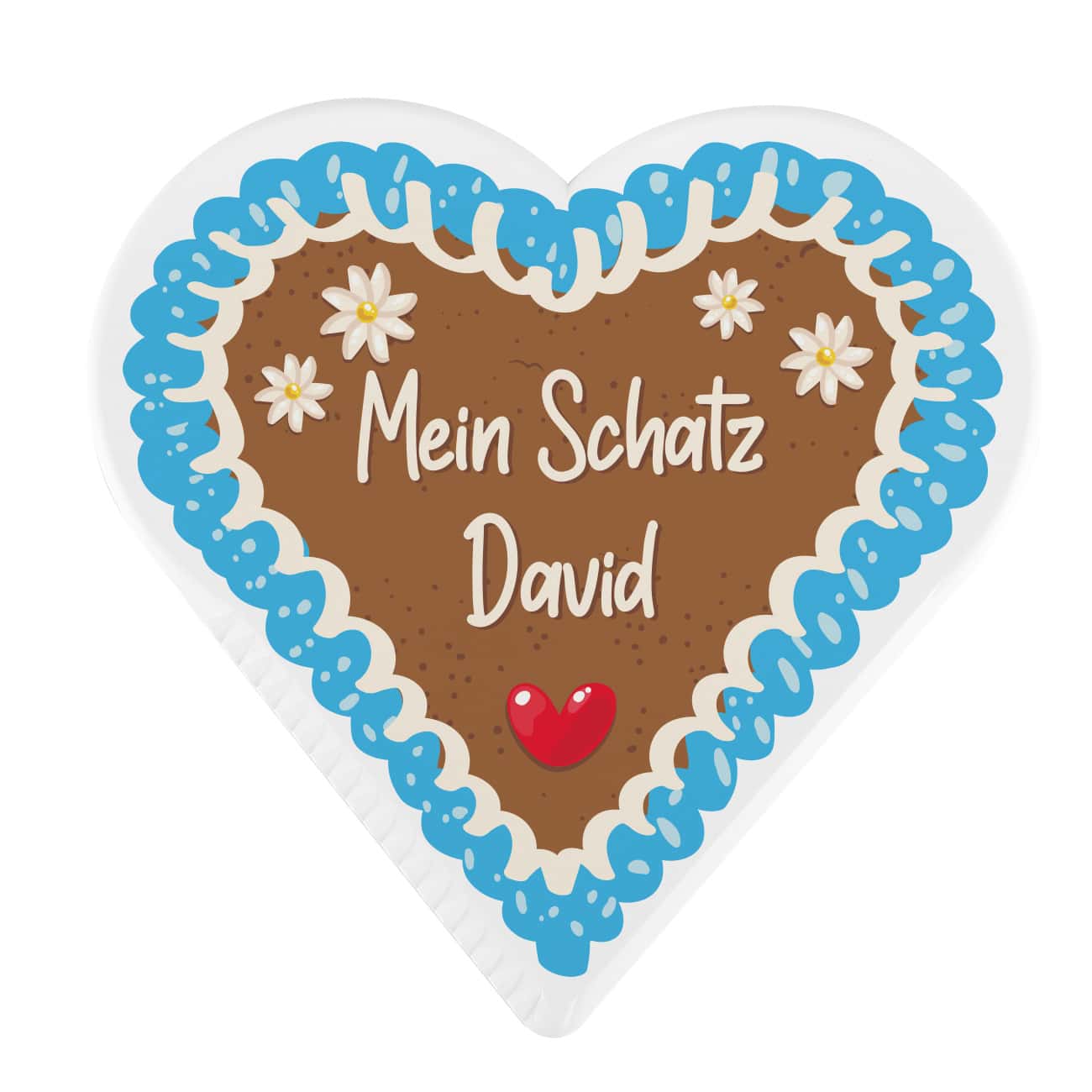 Zwei Zeilen Text nach Wunsch