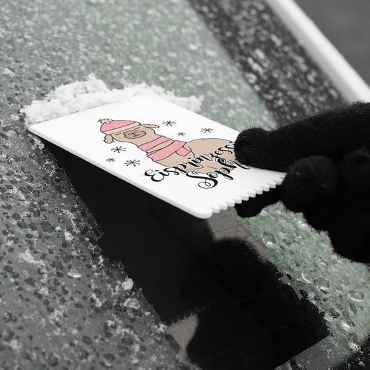 Eiskratzer - Eisprinzessin mit Lama