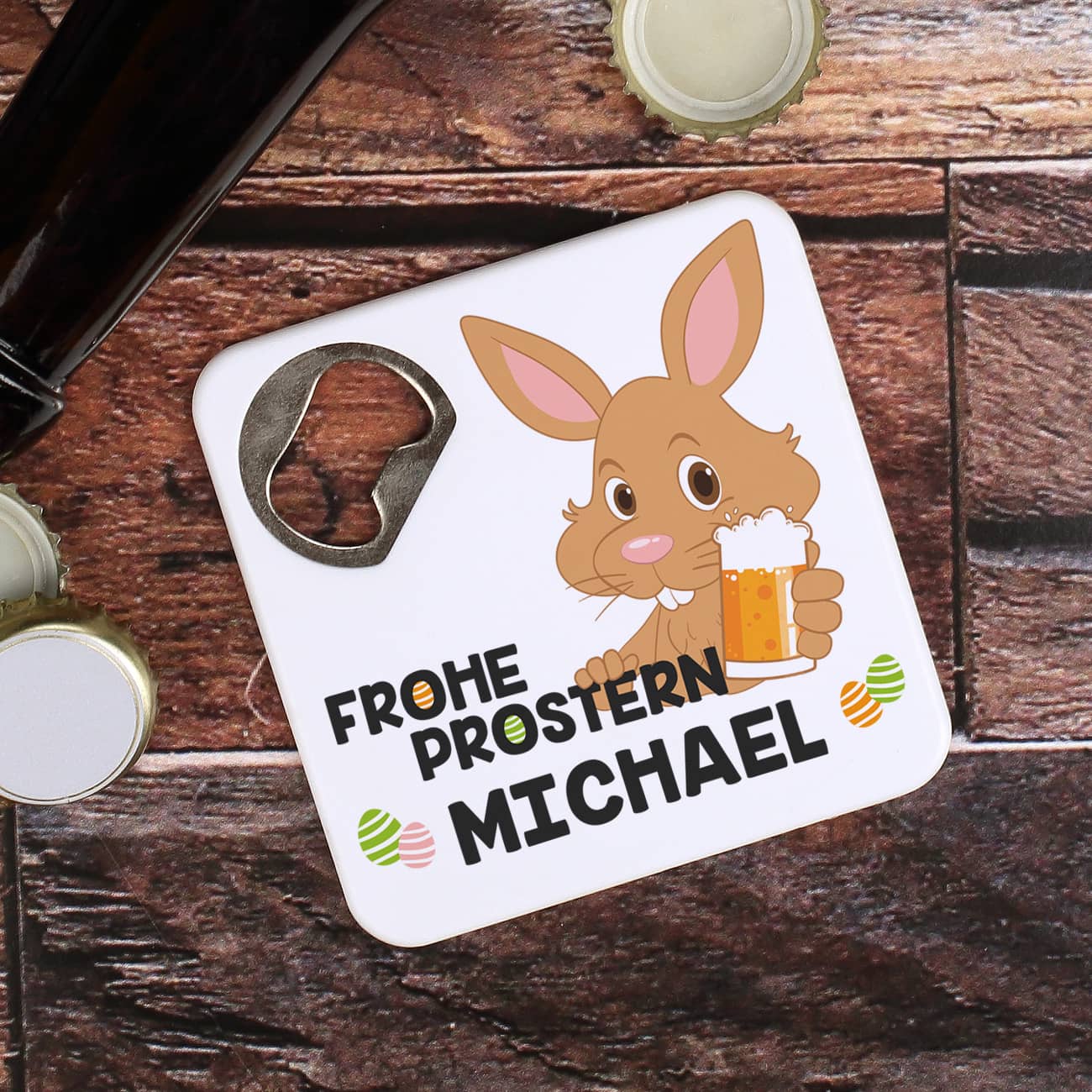 Flaschenöffner zu Ostern mit personalisiertem Motiv