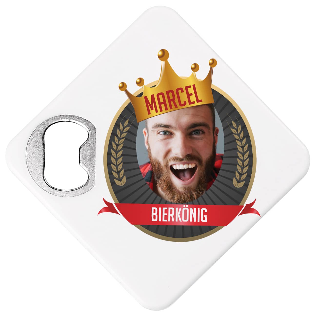 Persönlicher Bierdeckel mit Fotoaufdruck