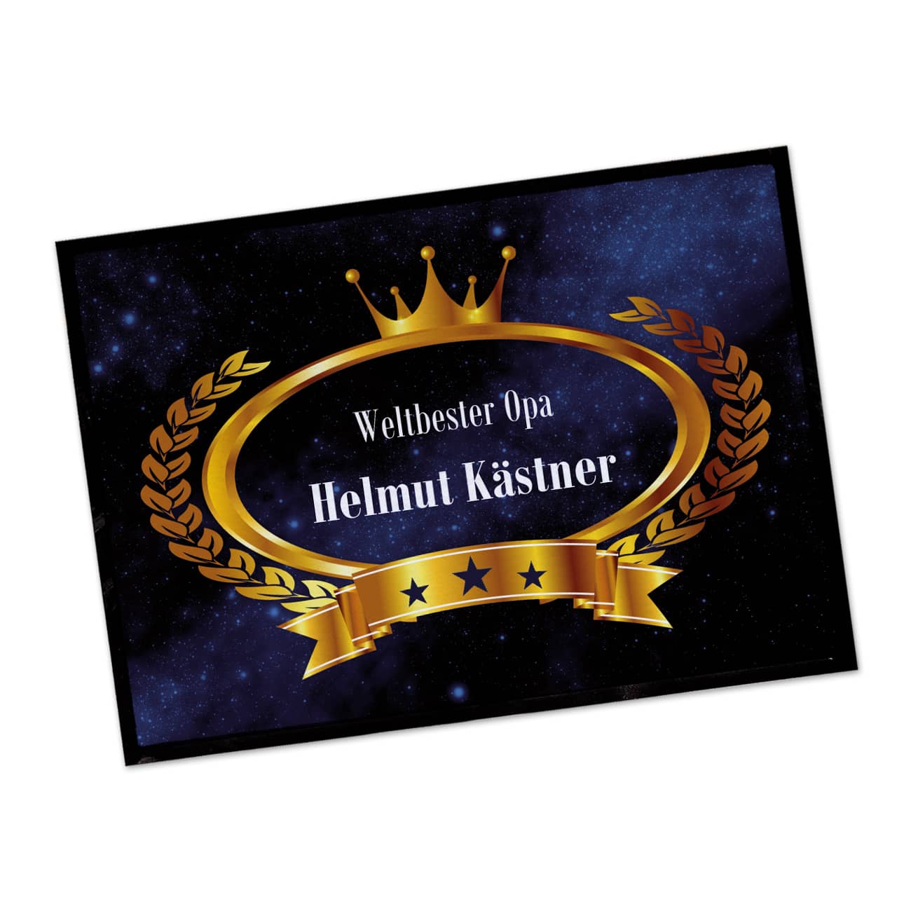 Fussmatte mit Krone Weltbester ...