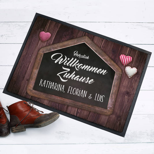 Fußabtreter Herzlich Willkommen