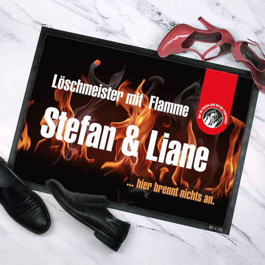 Fußmatte für Feuerwehrmänner