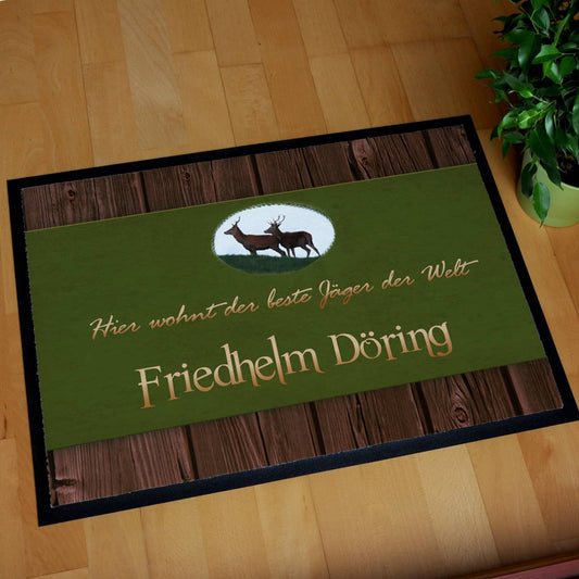 Pflegeleichte Fußmatte für Jäger
