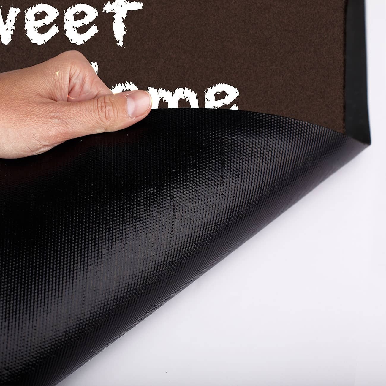  Fußmatte -Home Sweet Home- in Tafeloptik