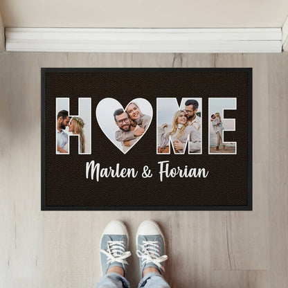 HOME - Fotofußmatte in verschiedenen Farben