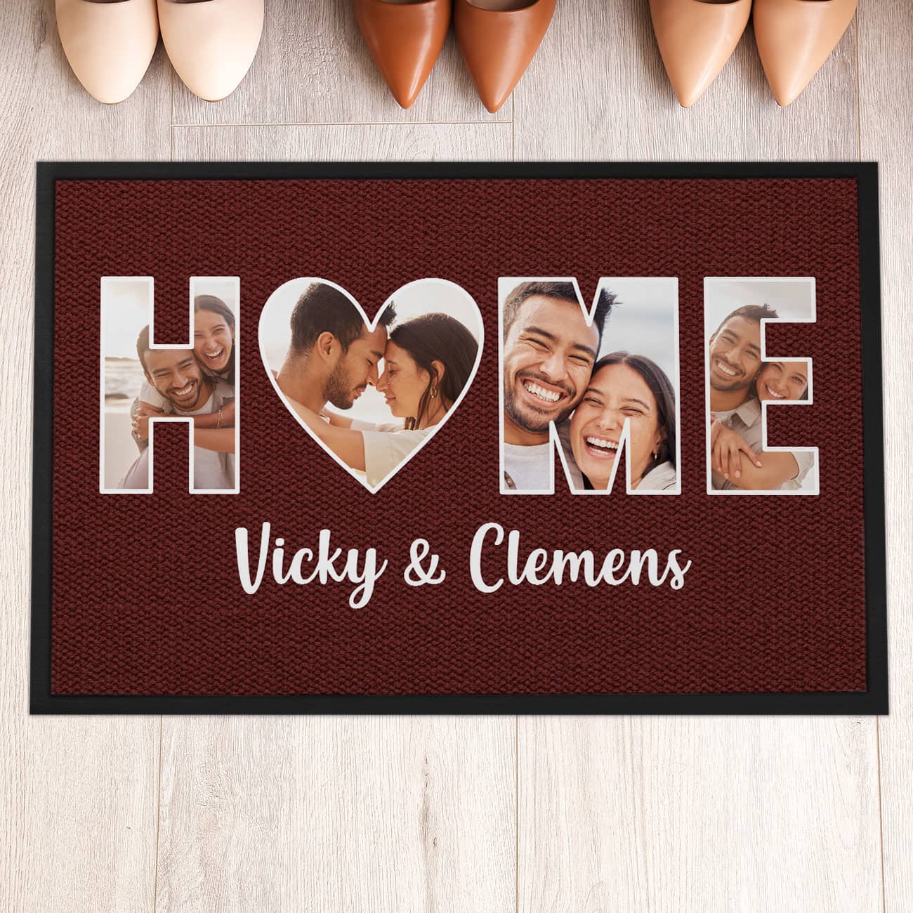 HOME - Fotofußmatte in verschiedenen Farben