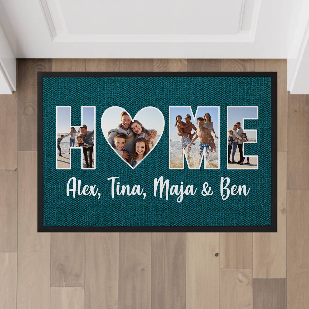 HOME - Fotofußmatte in verschiedenen Farben