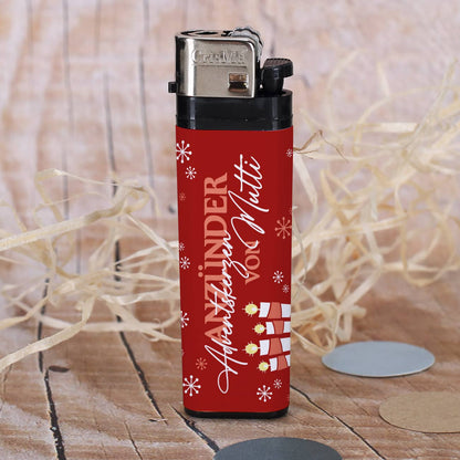 Persönliches Feuerzeug zum stimmigen Anzünden der Adventskerzen