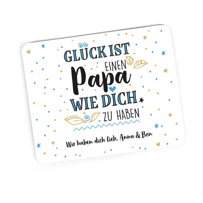 Rechteckiges Mousepad mit Ihrem Wunschtext